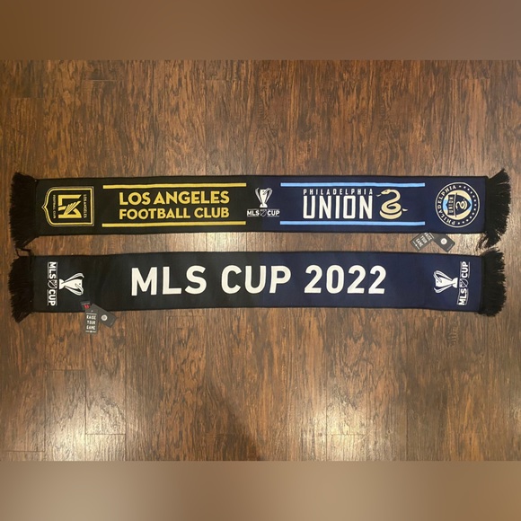 NWT 2022 MLS CHAMPIONSHIP 🏆 GAME SCARFS AVAILABLE. LAFC VS PHILADELPHIA UNION - Picture 1 of 4